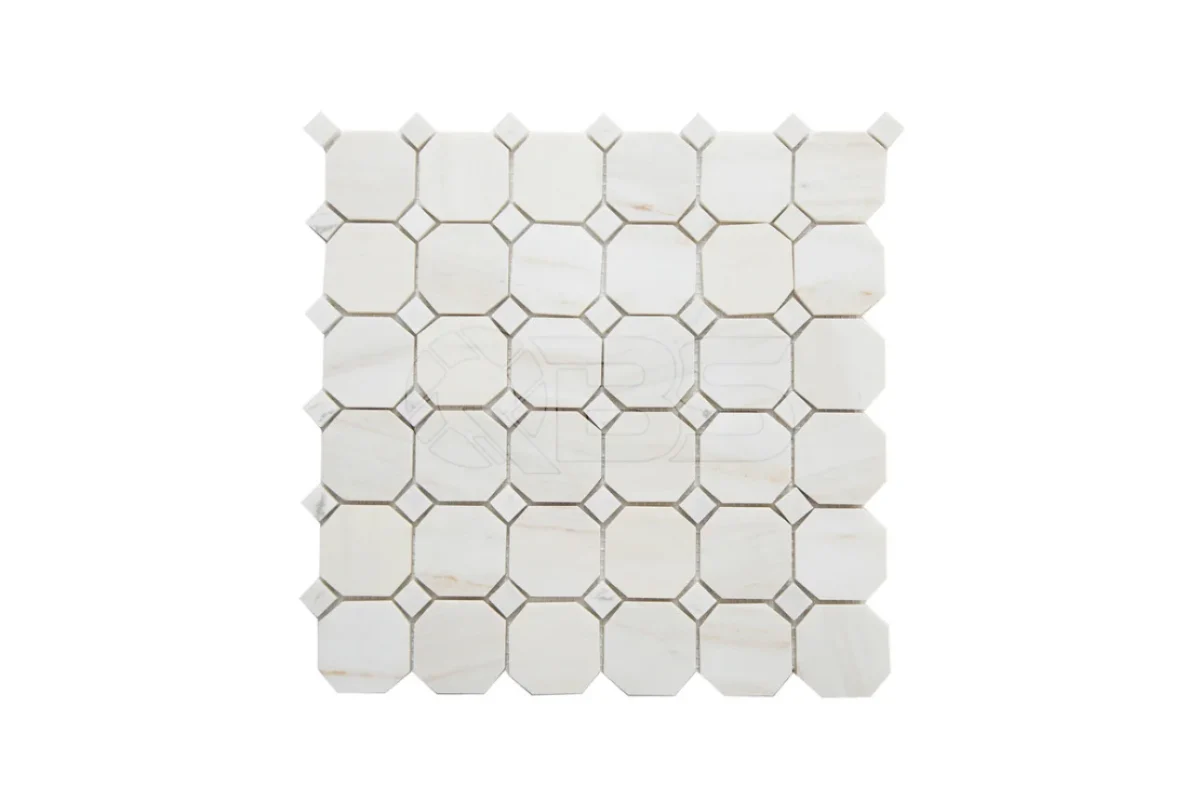 Mosaic bát giác vân gỗ