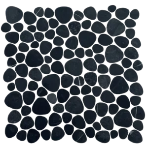 Mosaic Phào Tim Đá Đen